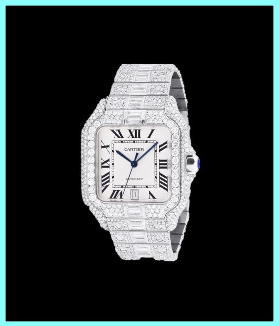 Iced Out Cartier Santos dostawca