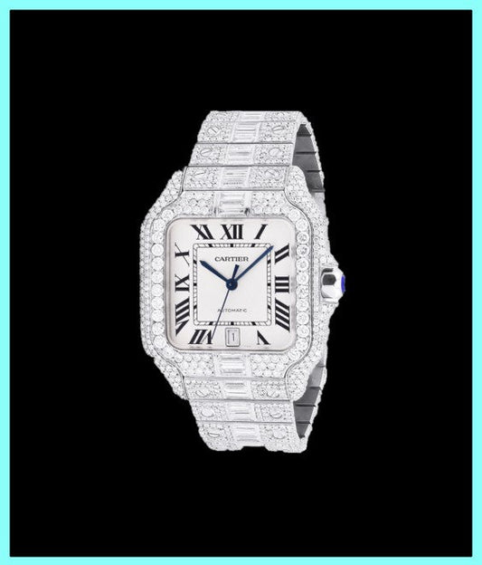 Iced Out Cartier Santos dostawca